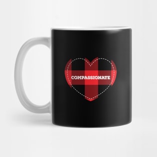 Buffalo Plaid Lumberjack Compassionate Love Heart Mug